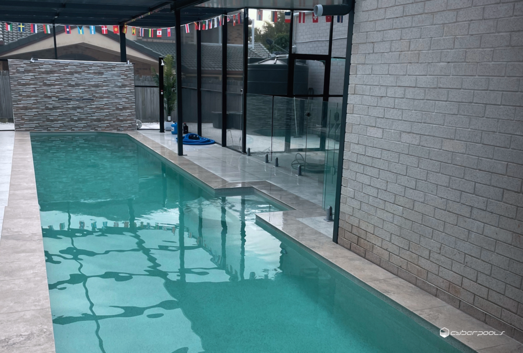 Indoor Concrete Long Lap Magnesium Mineral Pool